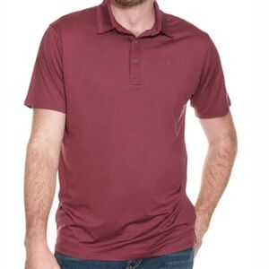 Ariat ARIATTEK Burgundy Polo Shirt